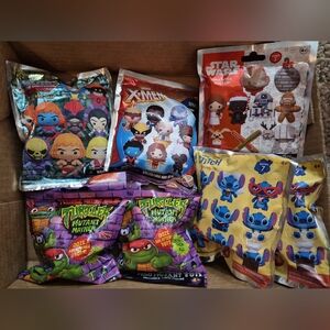 7 Mystery Blind Bag(s) Disney Stitch, Star Wars, X- Men, He-man, Turtles